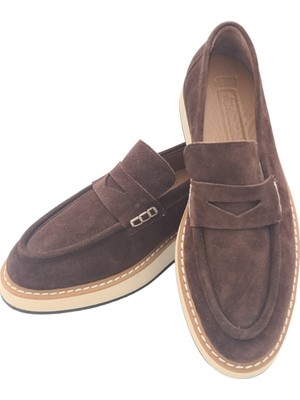 Hakiki Deri Saraçlı Fiyonk El Yapımı Kadın Günlük Ayakkabı