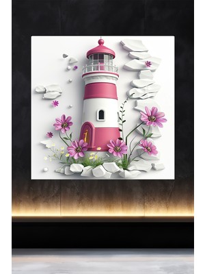 Lucena Metal Tablo Duvardaki Delik Koleksiyonu - Deniz Feneri 1