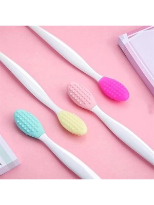 LTG Nova 2 Adet Dudak Fırçası Peeling Etkili Gözenek Siyah Nokta Temizleyici Akne Giderici Çift Yönl