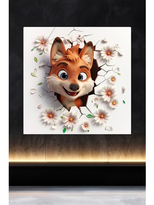 Lucena Metal Tablo Duvardaki Delik Koleksiyonu - Kurt 3