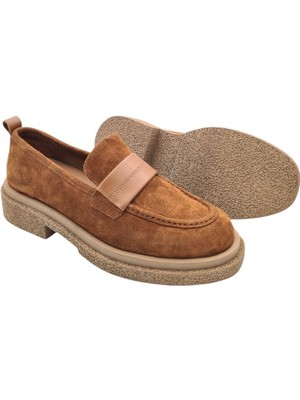 "hakiki Deri Rahat Yeni Sezon Loafer Kadın Ayakkabı - Şıklık ve Konfor Bir Arada!"