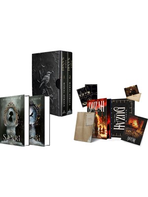 Ephesus Yayınları Saka ve Sanrı Ikili Kutu Ciltli ve Duzah 1 Nemea Vadisi Hediyeli Kutu Yan Boyalı