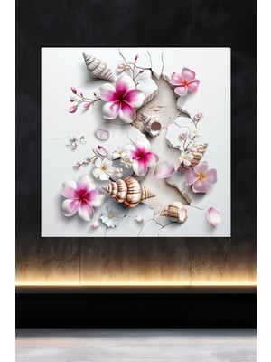 Lucena Metal Tablo Duvardaki Delik Koleksiyonu - Deniz Kabuğu 1