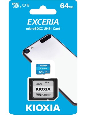Kioxia Kıoxıa Excerıa 64GB Mıcro Sdxc CLASS10 100MB/S Hafıza Kartı LMEX1L064GG2