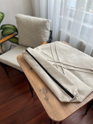 MadaminciButik Balkon Bahçe Mobilyası Minder Kılıf Takımı  55**60 Ölçülerinde