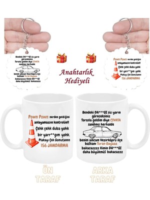 Mio Life 2 Li Bakacazz Duba Yok Torosla Geldim Cıvata Sandınız! -Turan Kaya- Anahtarlık Hediyeli Kupa Bardak