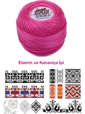 Kaplan Etamin ve Kanaviçe Ipi 8 No Kod/renk: 602 - Royaleks