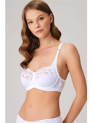 Çamaşır Kenti  Balenli Desteksiz Dolgusuz Toparlayıcı Günlük Klasik Dantelli Küçültücü Sütyen