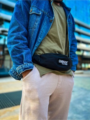 Nil Avm CNT002  Keten Erkek Çapraz Çantası Sıyah