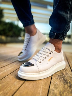 Nil Avm CH175  Cbt Mirror Erkek Ayakkabı Beyaz