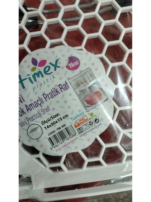 Royaleks Group Mutfak Rafı Bardak Düzenleyici Bardak Rafı Dolap Içi Düzenleyici 14X30X15 ROYALEKS-TİM308