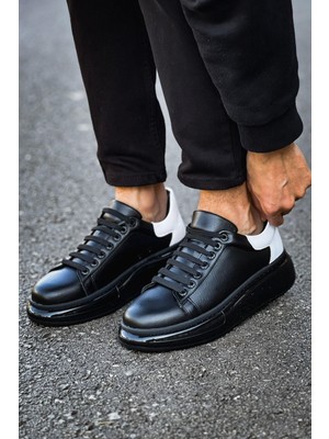 Nil Avm CH295  Cst Sollıevo Erkek Ayakkabı Sıyah/beyaz