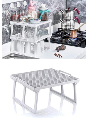 Royaleks Tek Katlı Süper Raf 28X30 cm