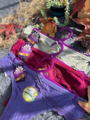 Assina 3 Lü Set Bambu Tanga ( Bordo,mor,küf Yeşili) ( Düğün,nişan,kına,özel Gün,sevgililer Günü)
