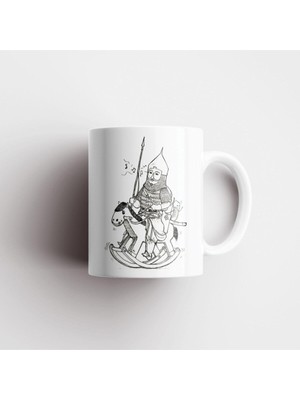 Mio Life Sallanan At Küçük Savaşçı Seramik Kupa