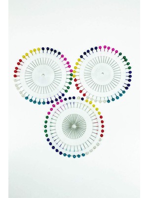 Royaleks 3 Set Tesettür Eşarp Başlı Toplu Iğne 120 Adet