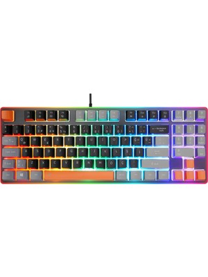 Acer Emachines, EAK216, Siyah, USB Kablolu, Rainbow Backlight, Membran Renkli Tuşlar, Türkçe Q, 9