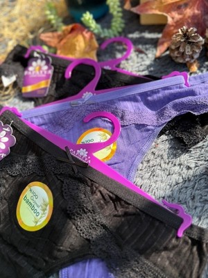 Assina 3'lü Set Bambu Tanga ( 2 Siyah,1 Mor) ( Düğün,nişan,kına,özel Gün,sevgililer Günü)