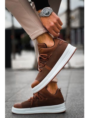 Nil Avm CH219  Cbt Laser Erkek Ayakkabı Taba