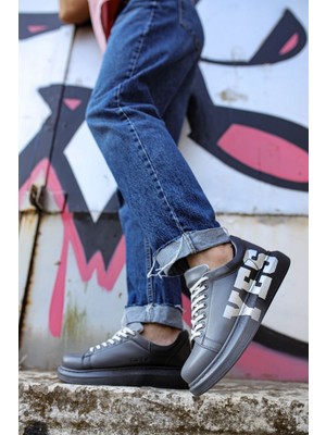 Nil Avm CH254  Cbt Pittura Erkek Ayakkabı 402 Ys Grı / Koyu Grı