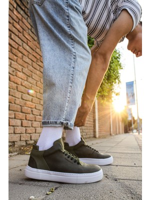 Nil Avm CH004  Cbt Hıde Erkek Ayakkabı Hakı