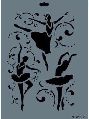 Pazarcan Rich New Seri N-312 Stencil 35X25 cm