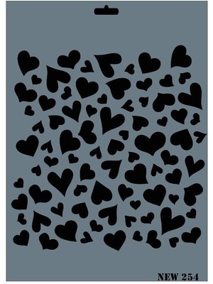 Pazarcan Rich New Seri N-254 Stencil 35X25 cm