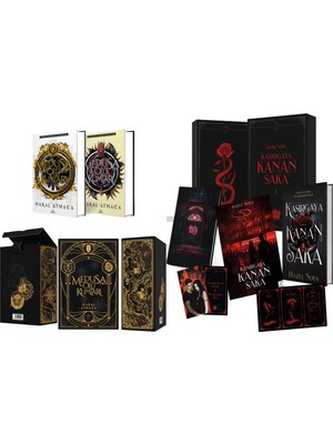 Ephesus Yayınları Medusa'nın Ölü Kumları Iki Kitaplık Set Ciltli ve Kasırgaya Kanan Saka 1 Hediyeli Özel Kutu