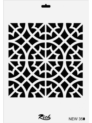 Pazarcan Rich New Seri N-350 Stencil 35X25 cm
