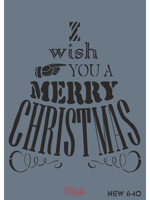 Pazarcan Rich New Seri N-640 Stencil 35X25 cm