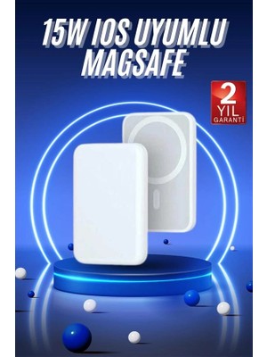 Magsafe Battery Pack Powerbank Kablosuz Şarj 5.000 Mah ( Lisinya )