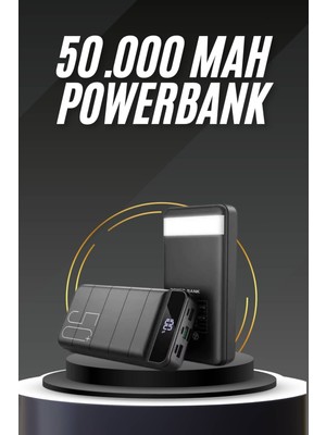 Pazarcan 50.000 Mah LED Dijital Göstergeli USB Çıkışı Powerbank