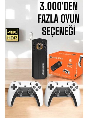 Pazarcan Game Stick Retro 8k Ultra Hd Video Oyun Konsolu Android Tv Özelliği