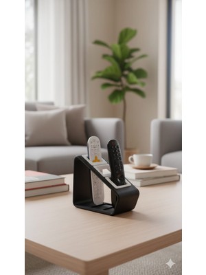 Minelly Üç Bölmeli Modern Kumanda Standı