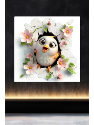 Lucena Metal Tablo Duvardaki Delik Koleksiyonu - Bülbül 2