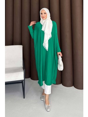Melike Tatar Uzun Triko Tunik 70-2096