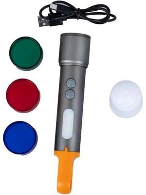 Powerdeks PD-3900 Çok Fonksiyonlu Zoomlu Şarjlı El Feneri