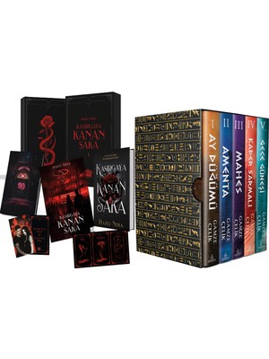 Ephesus Yayınları Kasırgaya Kanan Saka 1 Hediyeli Özel Kutu ve Piramit Serisi 5 Kitaplık Kutu Ciltli