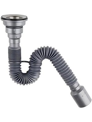 Aydenstore Lavabo Sifonu Lüks Körüklü Evye,lavabo Sifonu Donau 50 mm