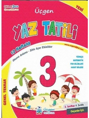 Aydenstore 3. Sınıf Yaz Tatili 12 Haftalık Tekrar Çalışmaları