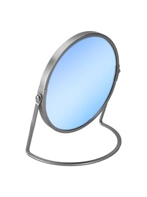 Aydenstore Kama Gümüş Çift Taraflı Büyüteçli Ayna 18 cm