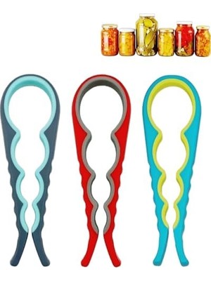 Aydenstore Mta High-Tech 2 Adet Kavanoz ve Şişe Kapak Açacağı, Karışık Renk