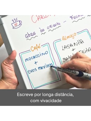 Aydenstore Mwl5 M Kolay Kuruyan Tahta ile Marker Maxiflo Termos Yuvarlak Uçlu, 2.5 Mm, 1 Adet