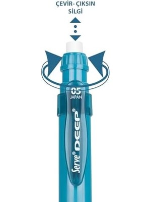 Aydenstore Natural Colors 0.5mm Mekanik Kurşun Kalem - Okyanus Mavi