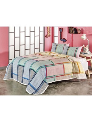 Aydenstore Santana Desenli Pamuk Pike Takımı,, Tek Kişilik