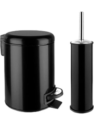 Aydenstore Siyah Çöp Kovası Seti 3 Lt (NV7922Eİ)