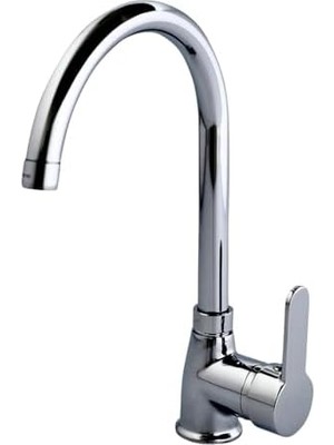 Aydenstore Krom Döner Borulu Eviye Bataryası, Soğuk Su Özellikli,