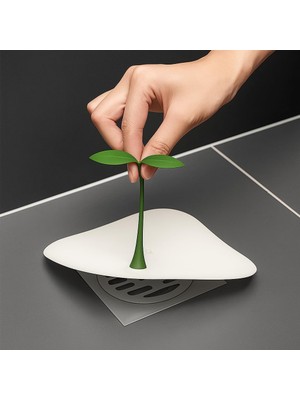 Aydenstore Koku ve Böcek Önleyici Gider Kapağı | Silikon Drenaj Tıkacı, Gider Koruyucu Tıpa | Banyo, Mutfak, Balkon, Lavabo Için Uyumlu Su Sızdırmaz Gider Tıkacı Beyaz