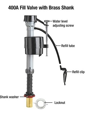 Aydenstore 400A-019 Pirinç Saplı Tuvalet Doldurma Vanası