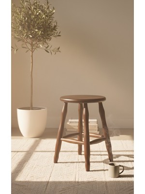 MMS Ahşap Ahşap Mutfak ve Balkon Taburesi